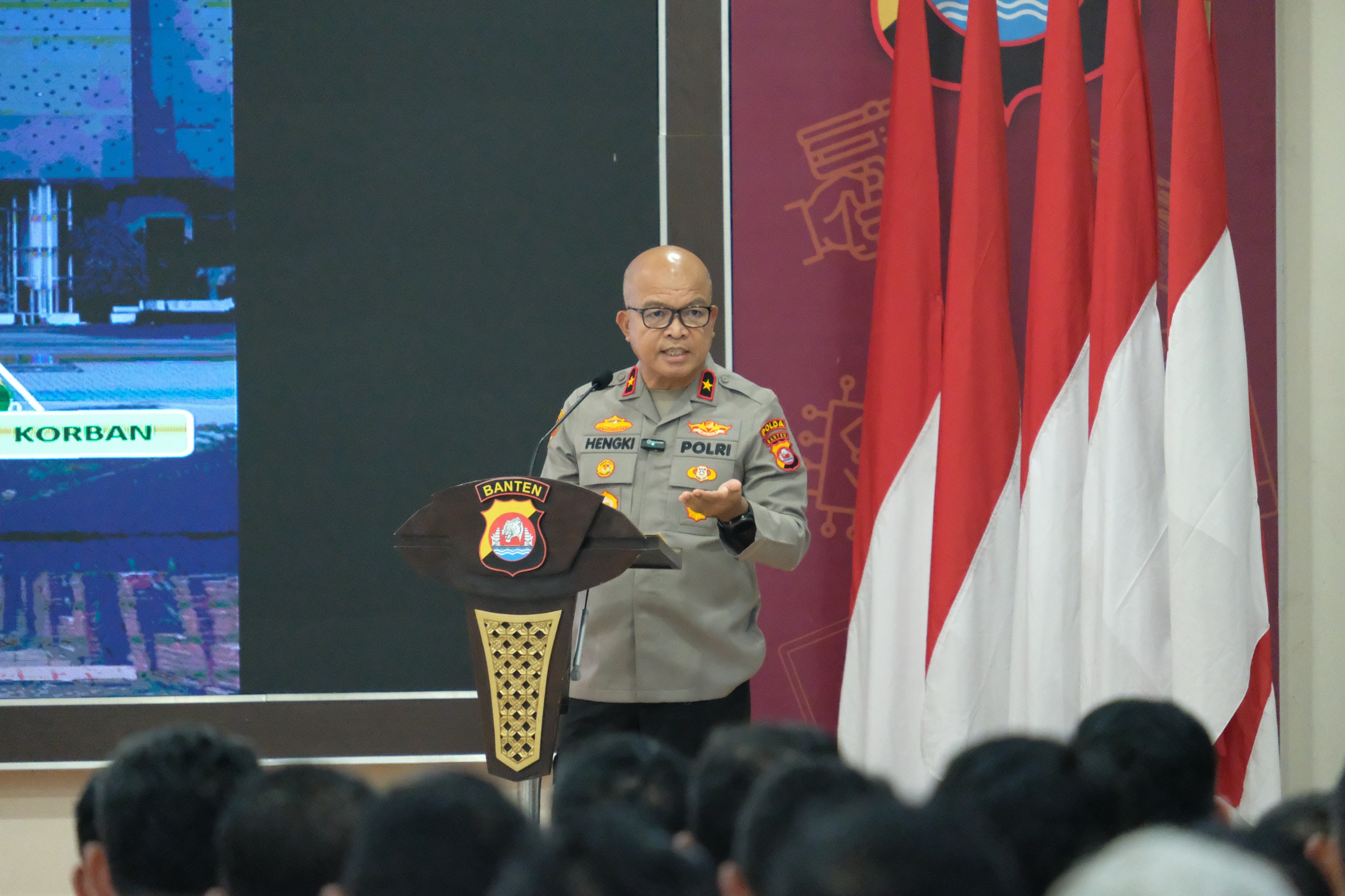 Brigjen Pol Hengki Resmi Jabat Kapolda Banten Gantikan Irjen Pol Suyudi. (Foto/istimewa)