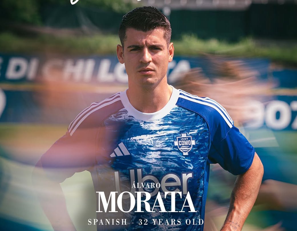 Como 1907 Resmi Datangkan Alvaro Morata Como 1907 Resmi Datangkan Alvaro Morata. (Foto/Como FC)