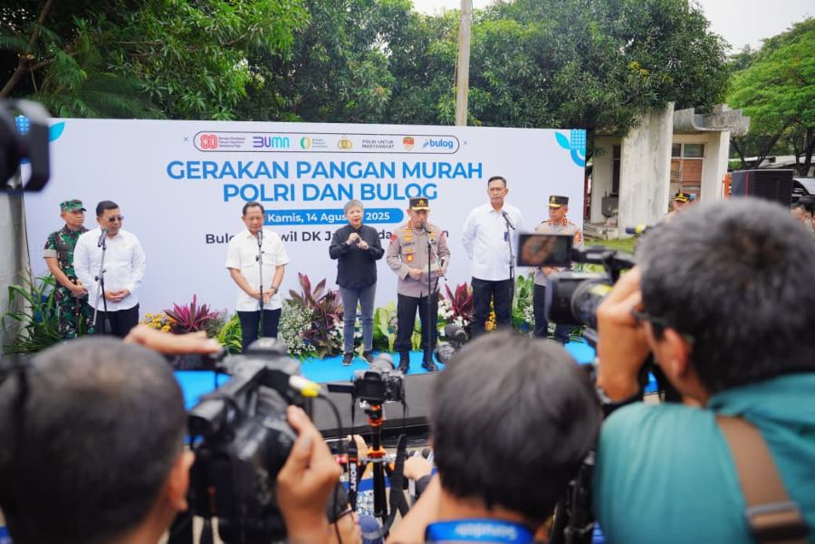 Gerakan Pangan Murah meluncur serentak di seluruh Indonesia, Kamis 14 Agustus 2025. (BeritaNasional/Bachtiarudin Alam)