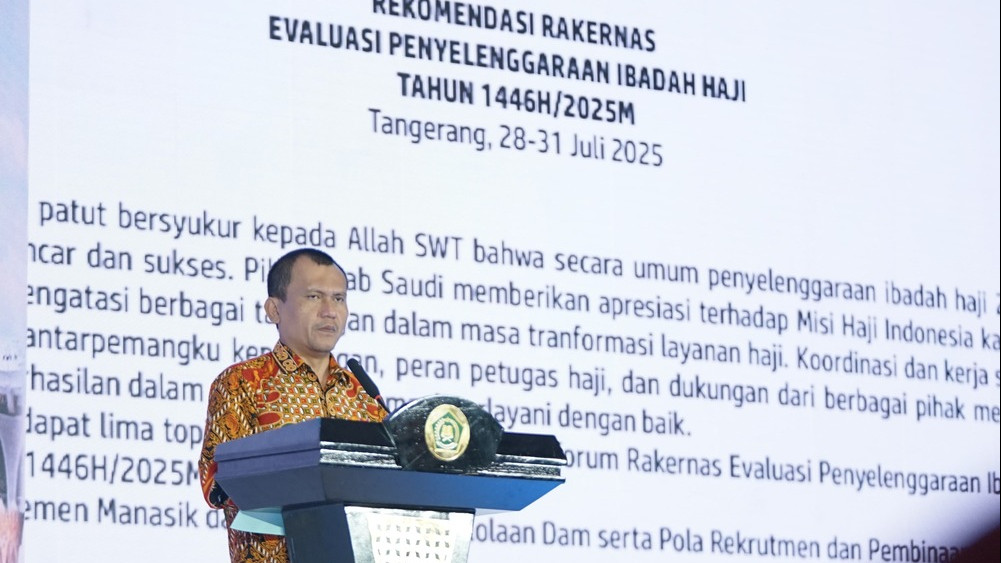 Direktur Bina Umrah dan Haji Khusus, Nugraha Stiawan. (Foto/Kemenag)