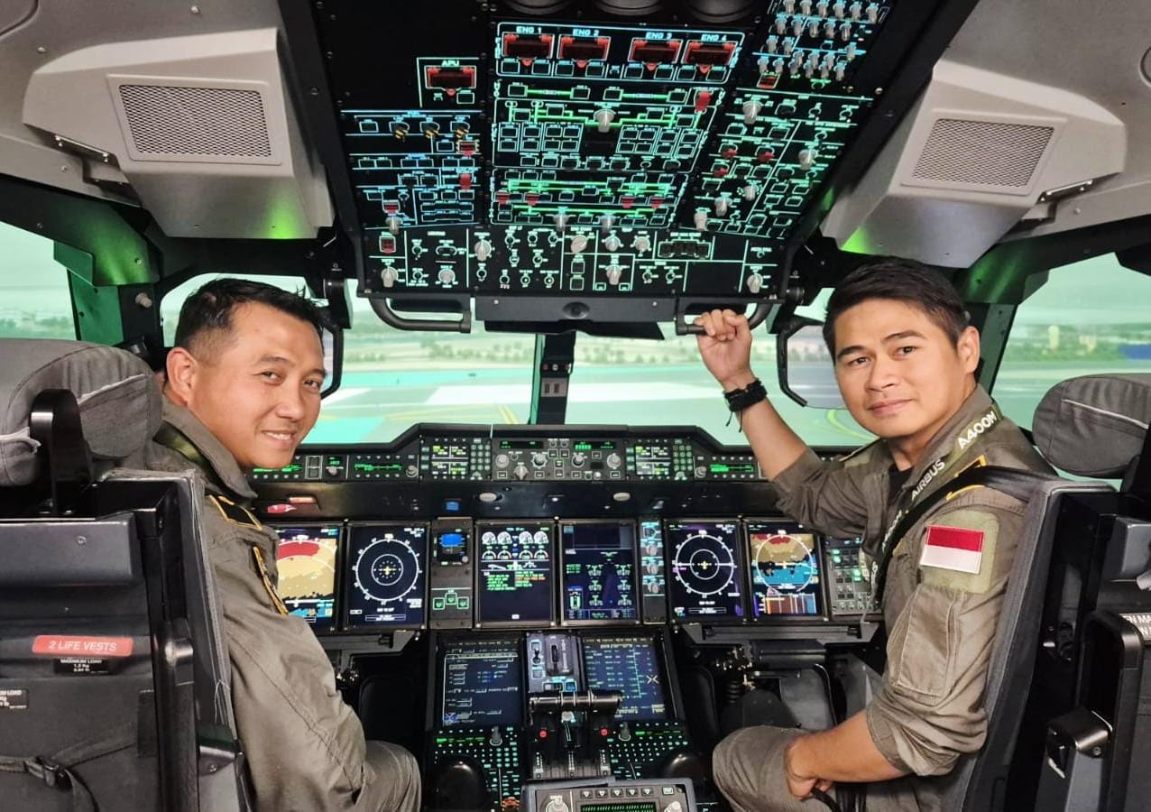 Empat Penerbang TNI AU Jalani Pelatihan Airbus A-400M di Spanyol. (Foto/TNI)
