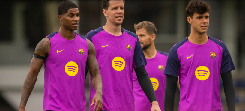 Gol Perdana Rashford Bersama Barca, Tanda Kebangkitan Karier? Marcus Rashford pemain Barcelona pinjaman dari Manchester United (Foto/doc. Barca)