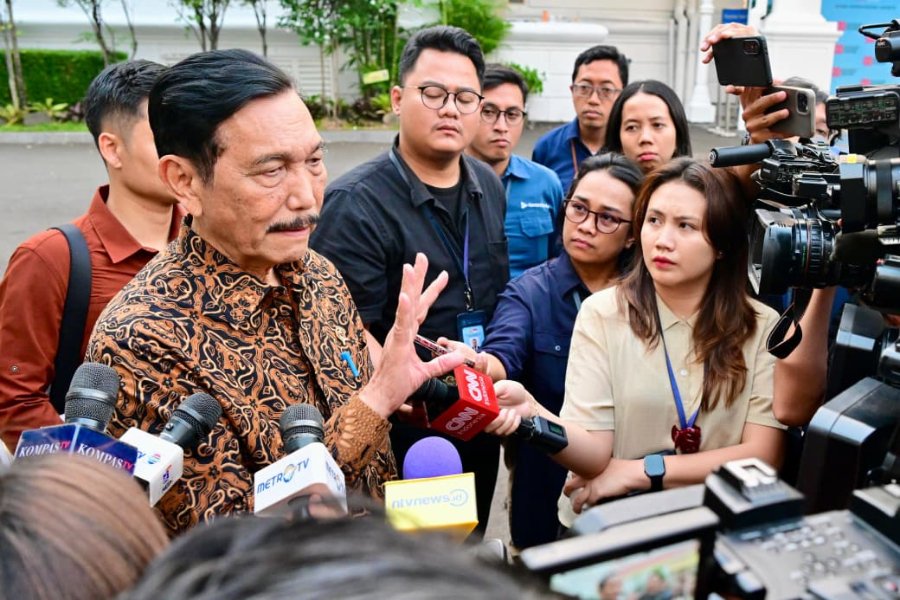 GovTech dan Gen Bank Jadi Fokus Prabowo untuk Perkuat Ketahanan Pangan Ketua Dewan Ekonomi Nasional, Luhut Binsar Pandjaitan. (BeritaNasional/Lydia)