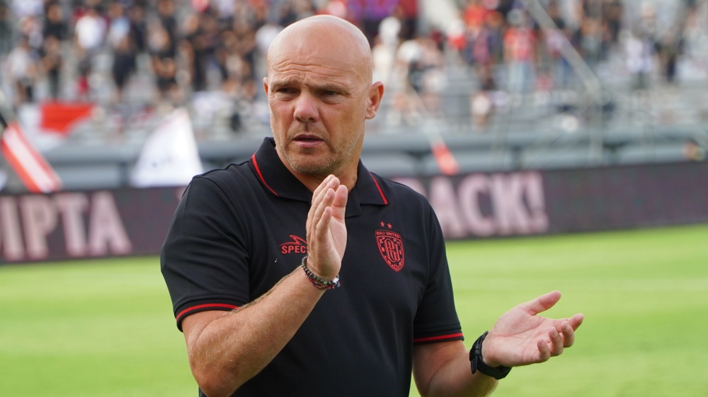 Pelatih Bali United Johnny Jansen. (Foto/I.League)