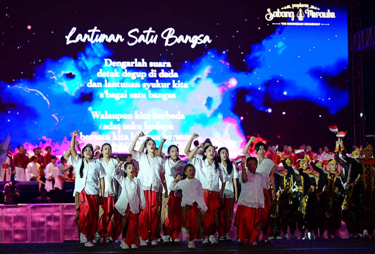 Karnaval HUt RI ke-80 di Monas. (BeritaNasional/Oke Atmaja)