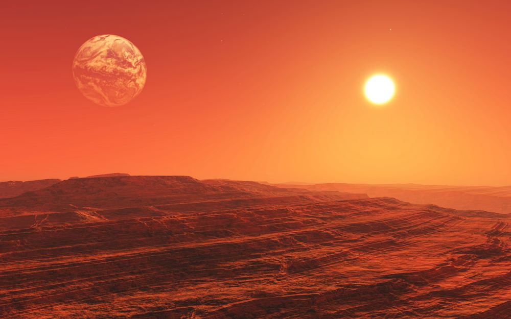 Ilustrasi Mars. (Foto/Freepik)