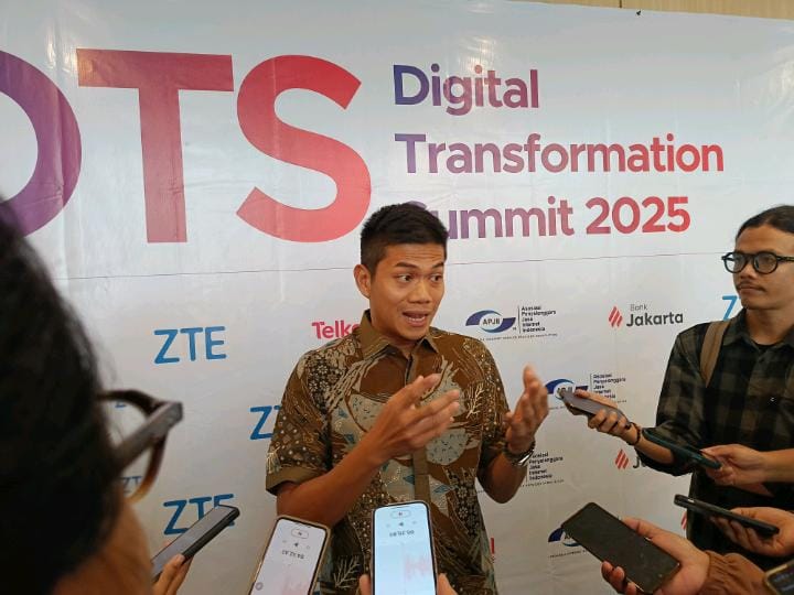 Ketua Umum Asosiasi Penyelenggara Jasa Internet Indonesia, Muhammad Arif Angga. (BeritaNasional/Iman)