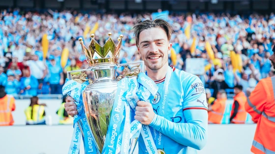 Rumor Transfer Pemain Terkini: Man United Dekati Baleba, Liverpool Terus Kejar Isak, Grealish Merapat ke Everton? Jack Grealish. (Foto/mancity.com)