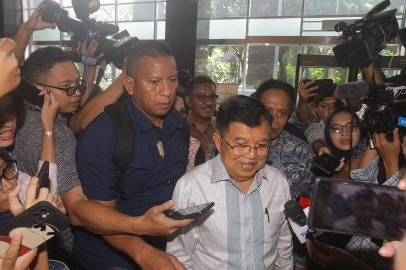JK Tekankan Pintar Saja Tidak Cukup Wakil Presiden ke-10 RI Jusuf Kalla (JK) (Beritanasional/Oke Atmadja)
