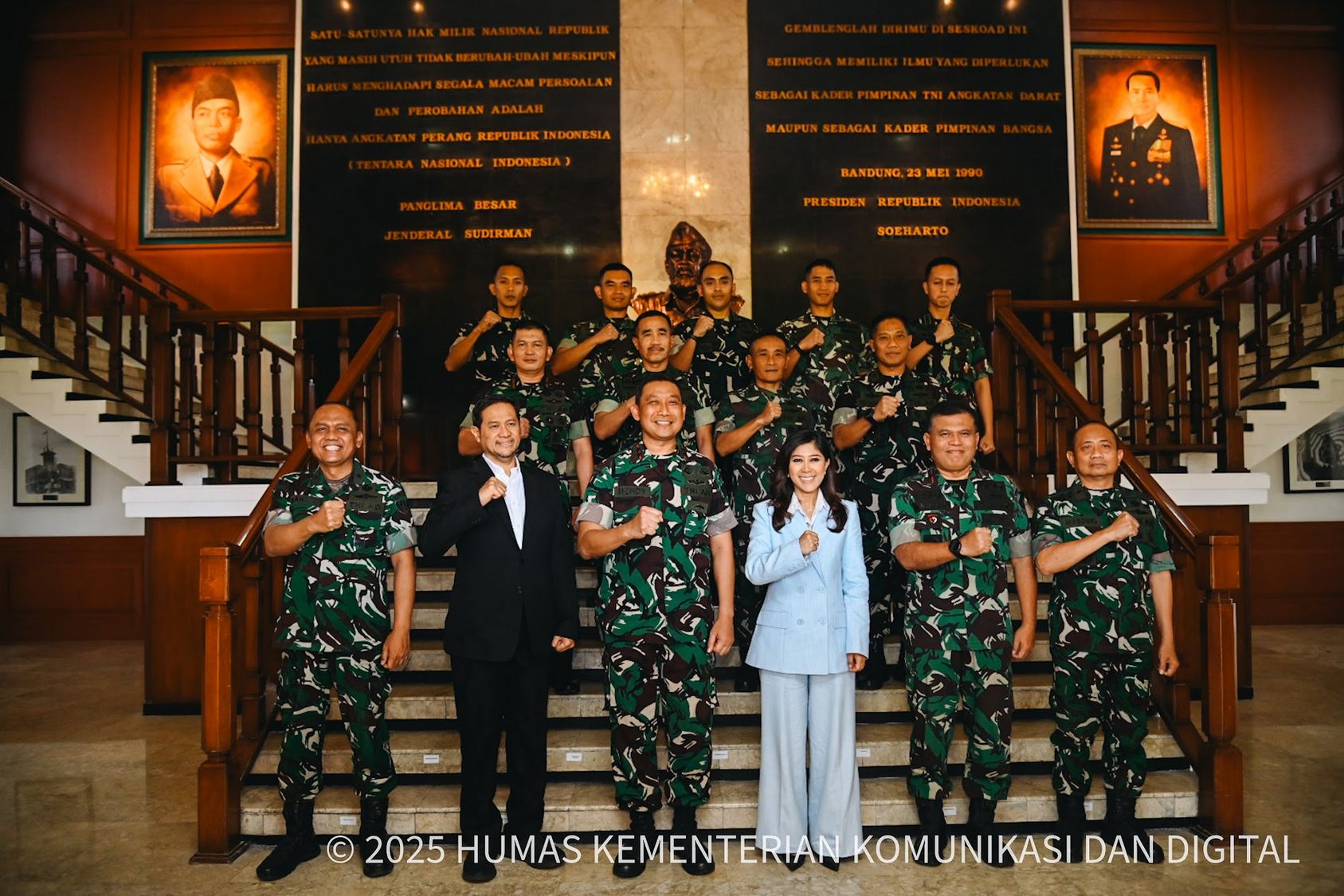 Kemkomdigi bersinergi dengan TNI. (Foto/Dok Kemkomdigi)