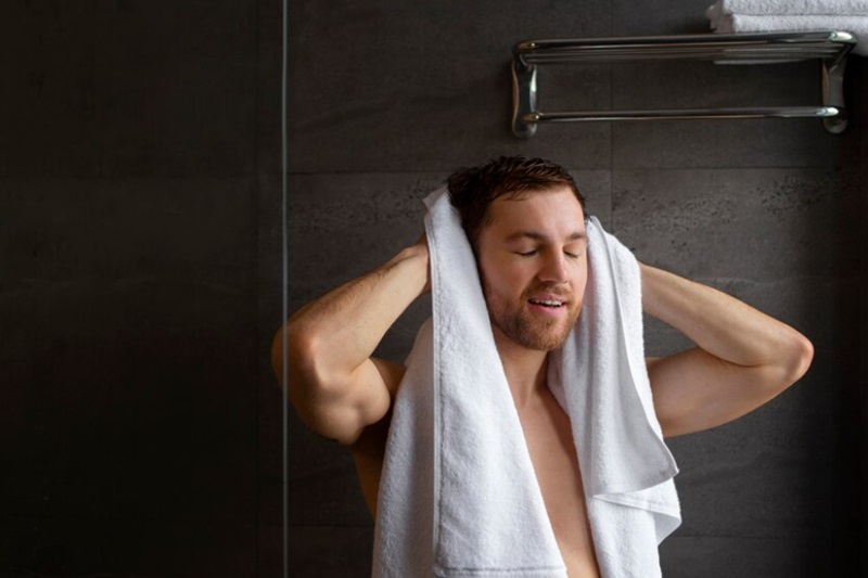 Kenali Yuk 6 Manfaat Mandi Pagi, Apa Saja? Mandi memberikan manfaat (Foto/Freepik)