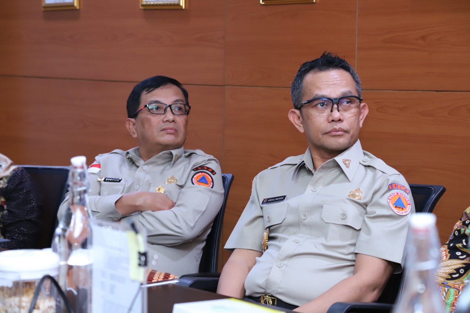 Kepala Pusat Data Informasi dan Komunikasi Kebencanaan BNPB Abdul Muhari (kanan). (Foto/KemenPANRB)