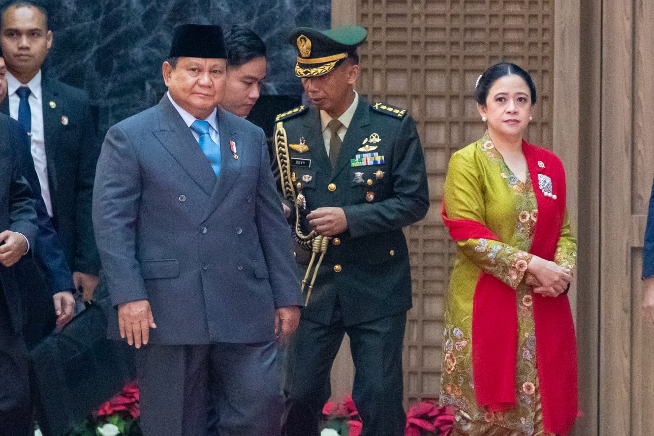 Ketua DPR RI Puan Maharani dan Presiden Prabowo Subianto. (Foto/Tim Media DPR)
