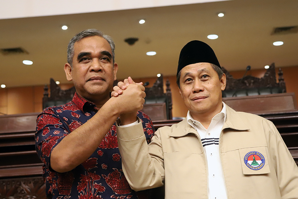 Pelantikan Pengurus Pusat Keluarga Besar Pelajar Islam Indonesia (PP KB PII) Periode 2024–2028 di Gedung Nusantara V Kompleks DPR. (BeritaNasional/Elvis Sendouw)