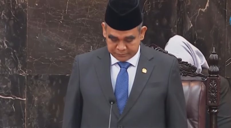 Ketua MPR RI Ahmad Muzani menghadiri Sidang Tahunan MPR 2025. (Foto/YouTube)
