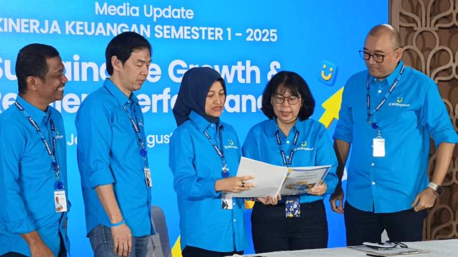 Suasana pemaparan Kinerja BCA Syariah Semester I 2025. (BeritaNasional/Iman)