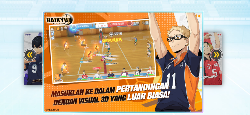 Kode Redeem Terbaru Bulan Agustus 2025, Paling Update! Ilustrasi game Haikyu Fly High. (Foto/Garena)