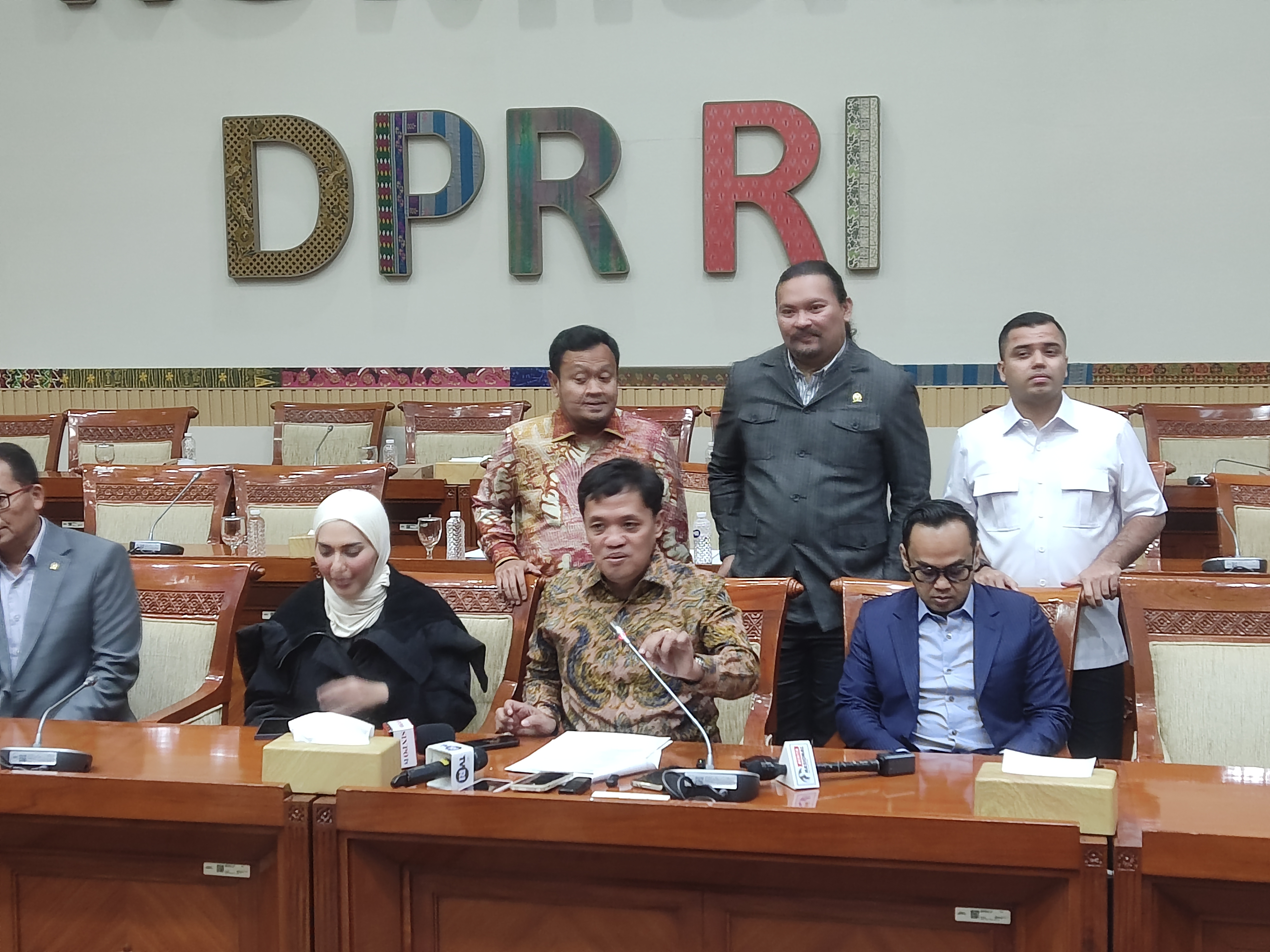 Komisi III DPR memastikan proses uji kelayakan dan kepatutan calon hakim MK sesuai aturan. (BeritaNasional/Ahda)