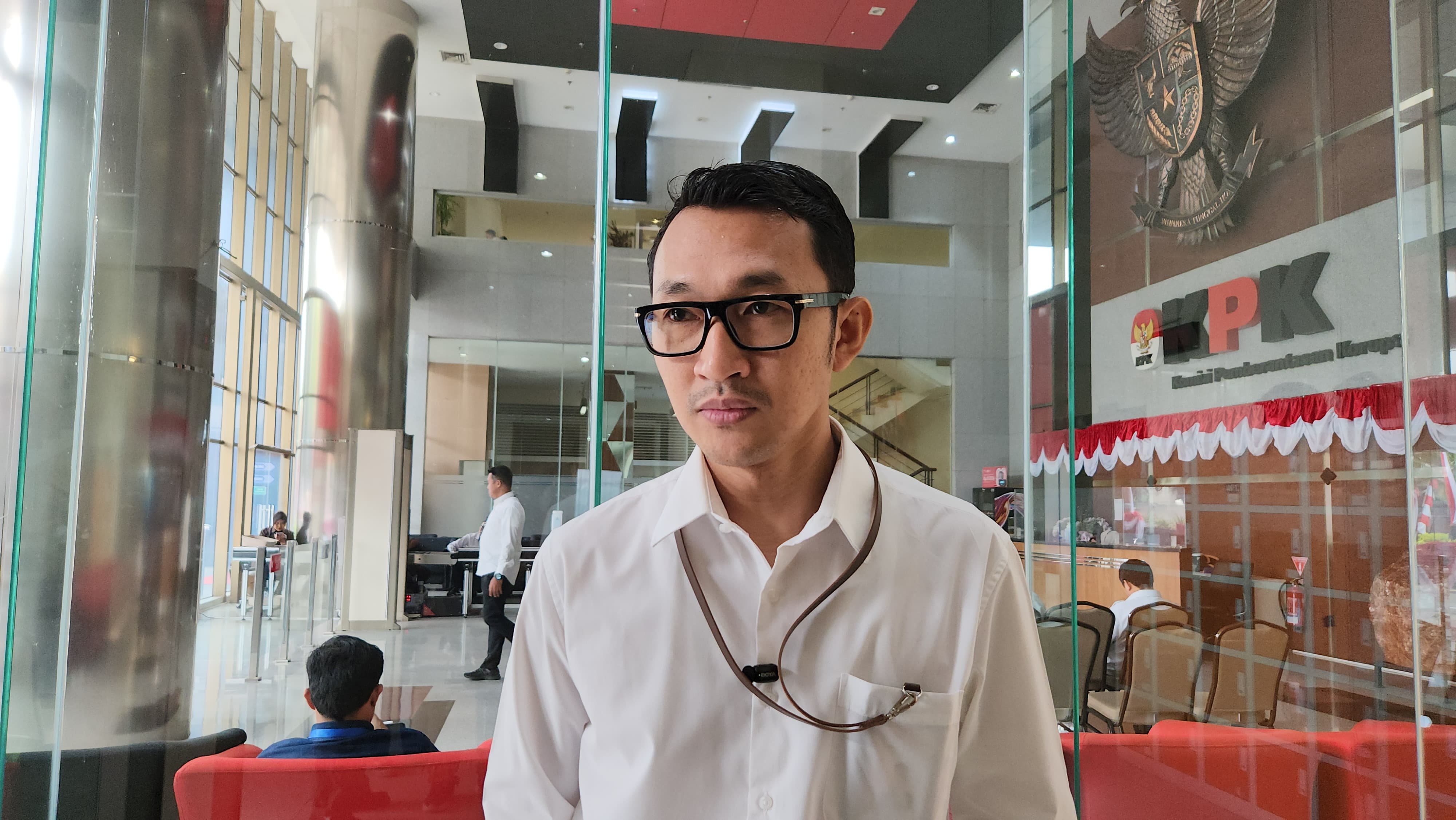KPK Jelaskan Maraknya OTT di Semester II 2025 Jubir KPK Budi Prasetyo saat memberikan keterangan. (BeritaNasional/Panji)