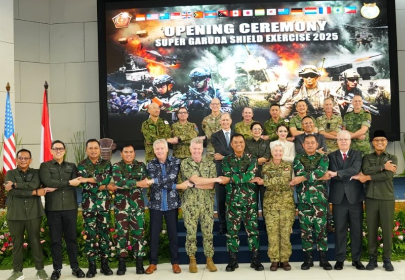 Latihan Gabungan Super Garuda Shield 2025 (Beritanasional/Bachtiar)