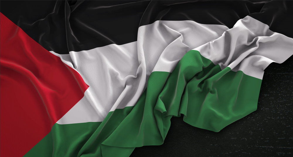 Lebih dari 61.000 Korban Jiwa di Gaza, Ratusan Anak Tewas karena Malnutrisi Ilustrasi bendera Palestin. (Foto/Freepik)