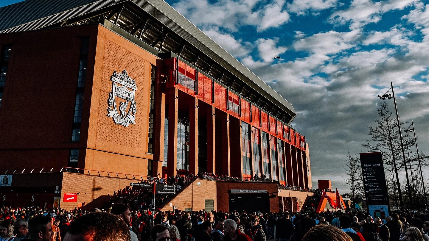 Stadion Anfield. (Foto/liverpoolfc.com)