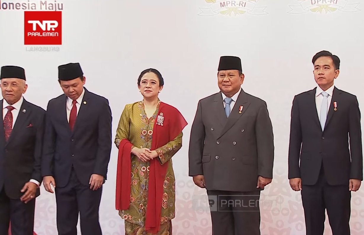 Makna Pakaian Puan Maharani di Sidang Tahunan MPR RI 2025. (Foto/TV Parlemen)