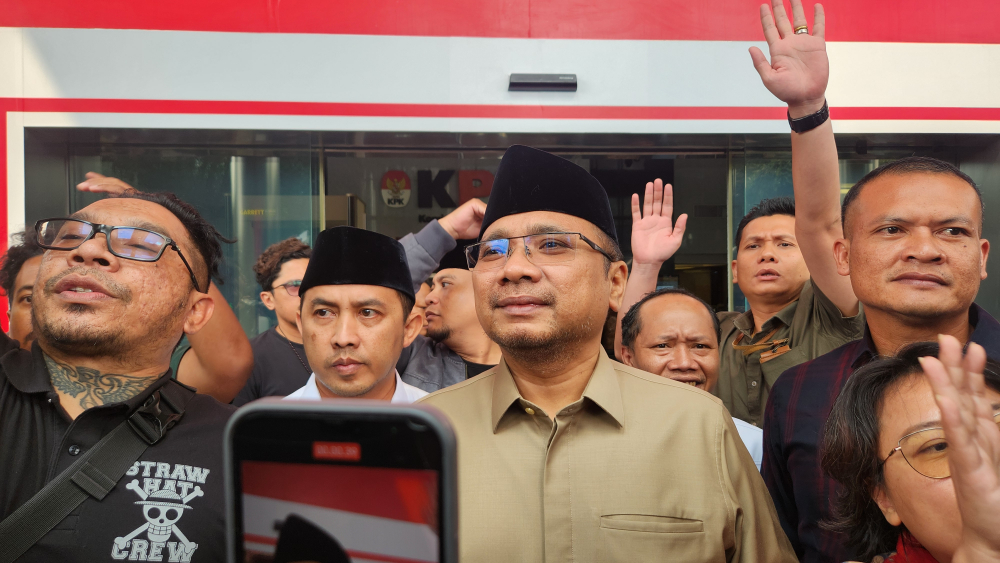Mantan Menag Yaqut Cholil Qoumas alias Gus Yaqut. (BeritaNasional/Panji Septo)