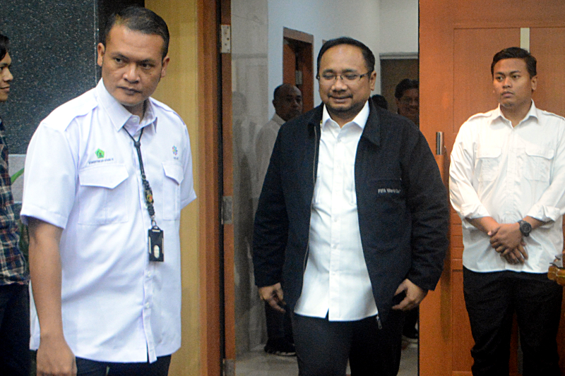 Mantan Menteri Agama Yaqut Cholil Qoumas. (BeritaNasional/Elvis)