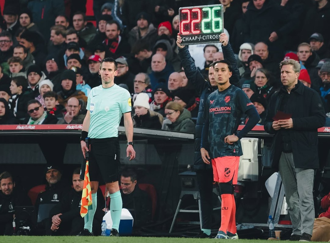 Penyerang FC Utrecht, Miliano Jonathans. (Foto/instagram Miliano Jonathans)