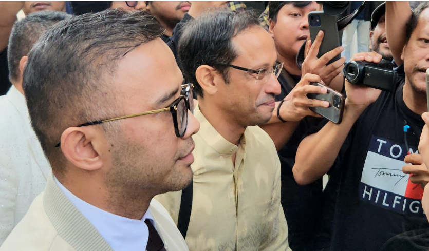 Nadiem Makarim Penuhi Panggilan KPK Terkait Kasus Pengadaan Google Cloud Mantan Menteri Pendidikan, Kebudayaan, Riset, dan Teknologi, Nadiem Makarim. (BeritaNasional/Panji Septo)