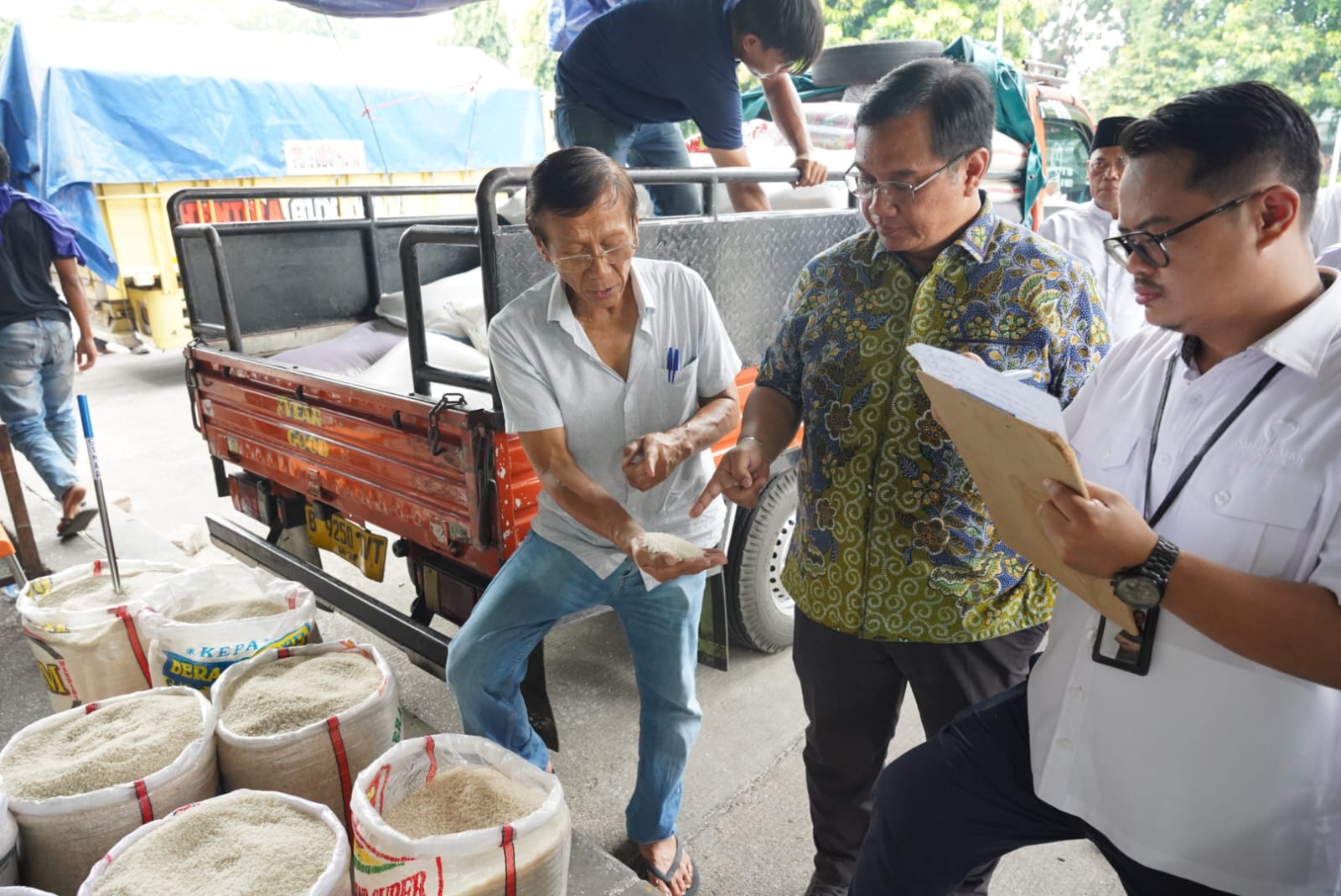 Ombudsman RI telah melakukan inspeksi mendadak (sidak) ke Pasar Induk Beras Cipinang (PIBC). (Foto/Ombudsman)