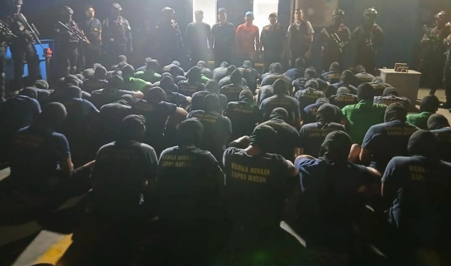 Para narapidana risiko tinggi. (Foto/Istimewa)