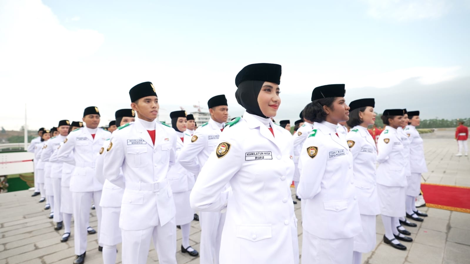 Paskibraka dan Paskibra, Berbeda? Ini Penjelasannya Tim Pasukan Pengibar Bendera Pusaka (Paskibraka). (Foto/BPMI Setpres).