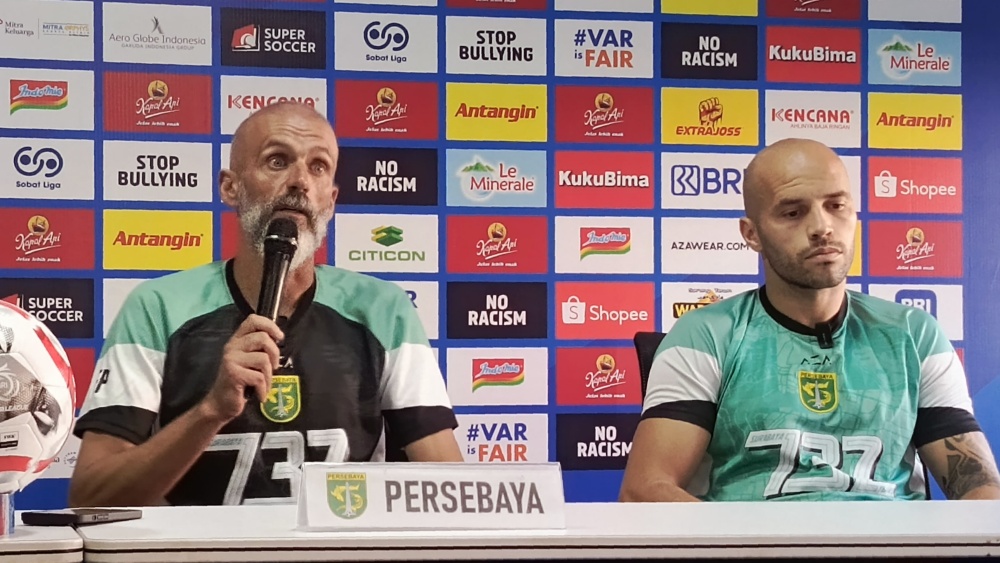 Pelatih Persebaya Eduardo Perez. (Foto/I.League)