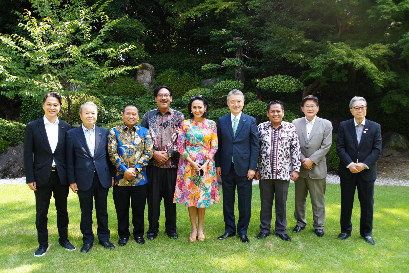 Wakil Menteri Pelindungan Pekerja Migran Indonesia (Wamen P2MI), Christina Aryani kunjungan balasan ke Prefektur Mie, Jepang. (BeritaNasional/Elvis Sendouw/HO P2MI)
