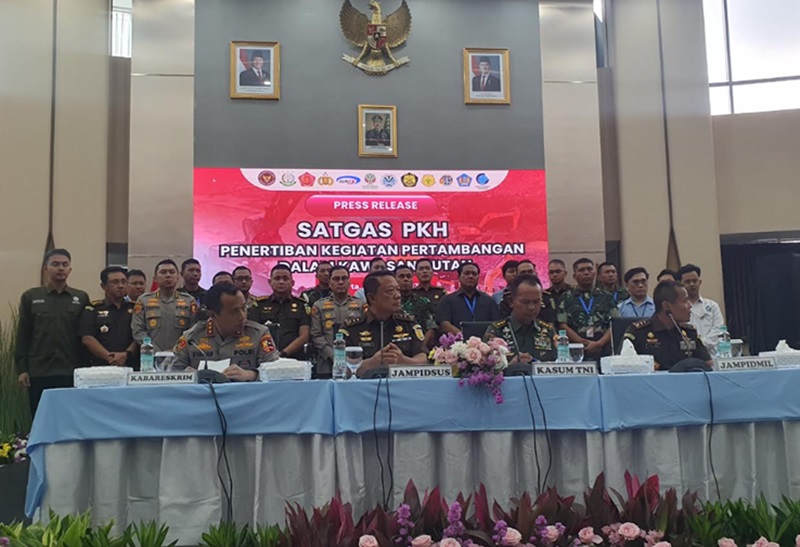 Satgas Penertiban Kawasan Hutan (PKH) (Beritanasional/Bachtiar)