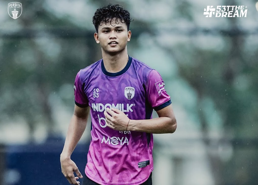 Persita mengumumkan kedatangan penyerang muda Hokky Caraka. (Foto/Persita)