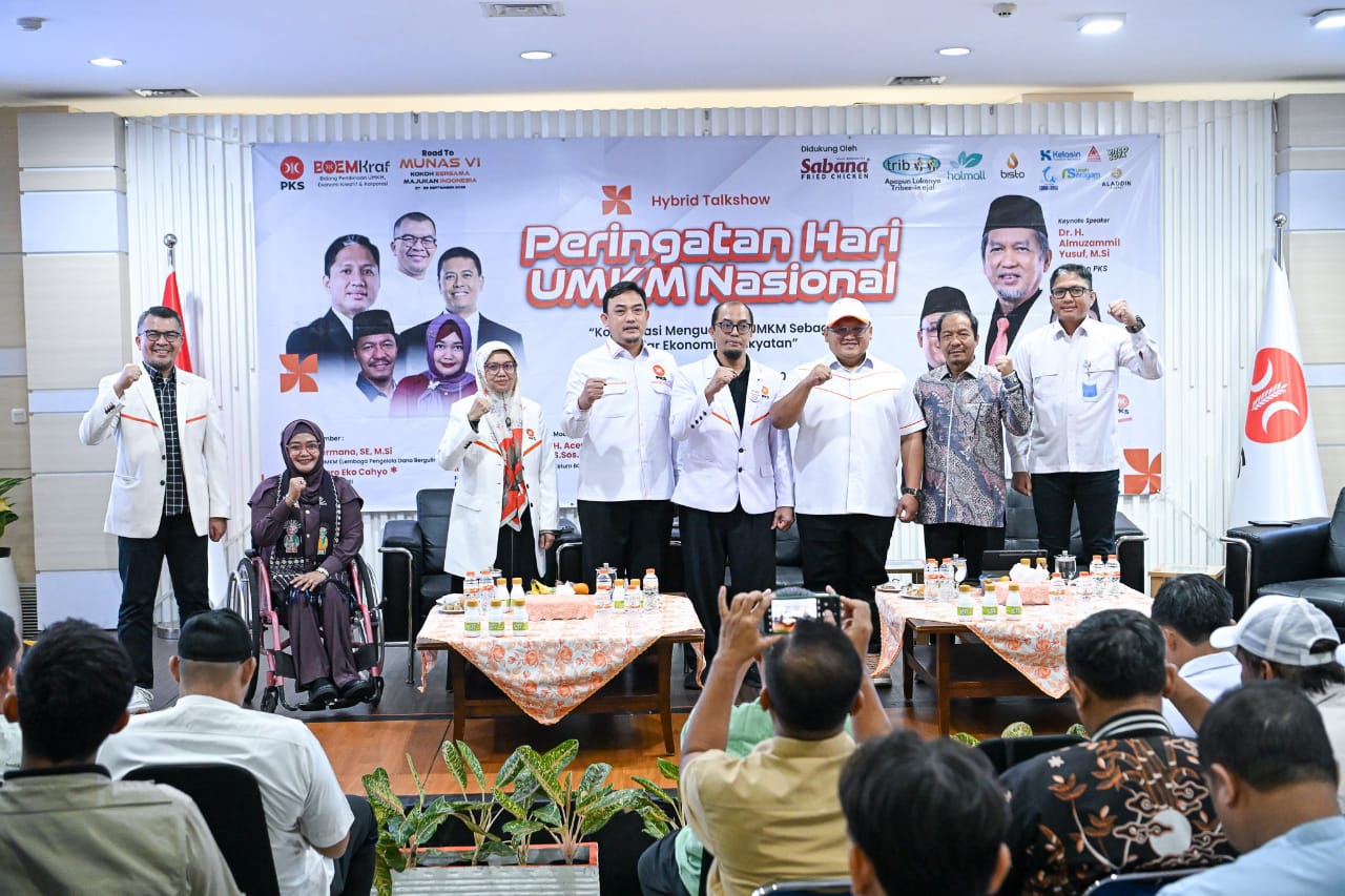 PKS Luncurkan Pendamping UMKM, Perjuangan Ekonomi untuk Kebangkitan Bangsa Peluncuran pendamping UMKM. (BeritaNasional/istimewa)