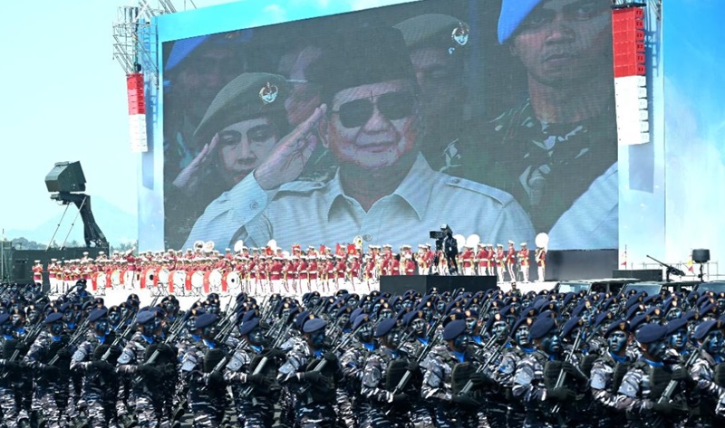 Presiden Prabowo sambut Presiden Peru (Foto/PBMI)
