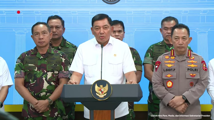Menteri Pertahanan, Sjafrie Sjamsoeddin. (Foto/Tangkapan Layar)