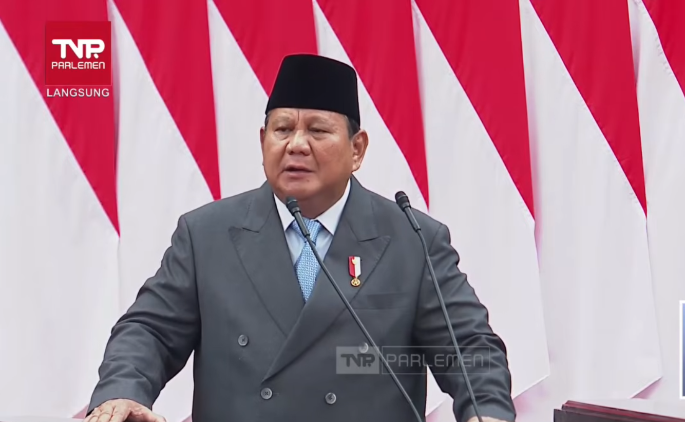 Presiden Prabowo Subianto. (Foto/TV Parlemen)