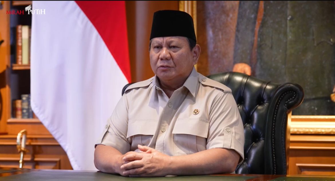 Presiden Prabowo Subianto. (Foto/YouTube Sekretariat Presiden)