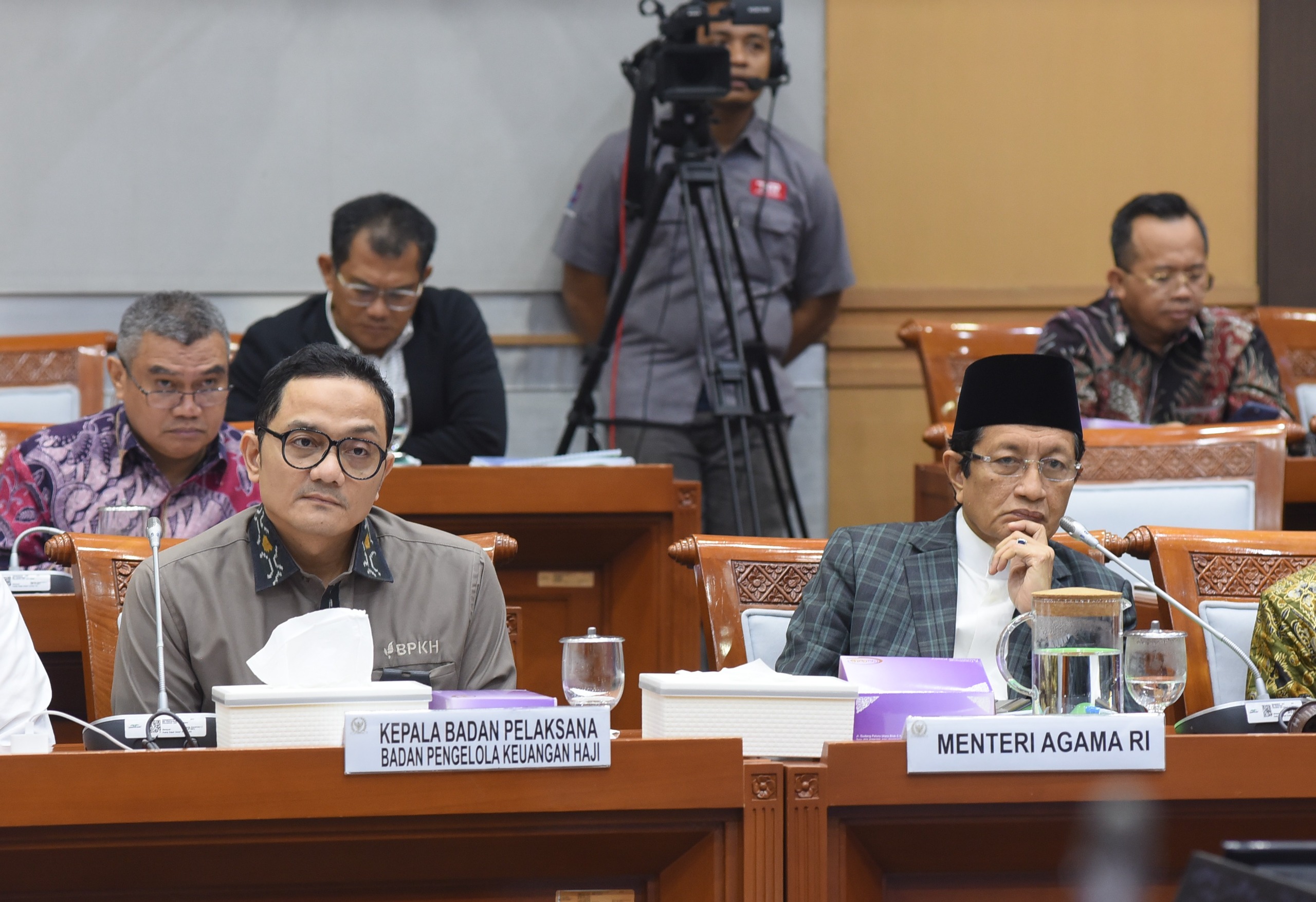 Rapat Kerja dan Rapan Dengar Pendapat Komisi VIII bersama Menteri Agama. (BeritaNasional/Elvis Sendouw)