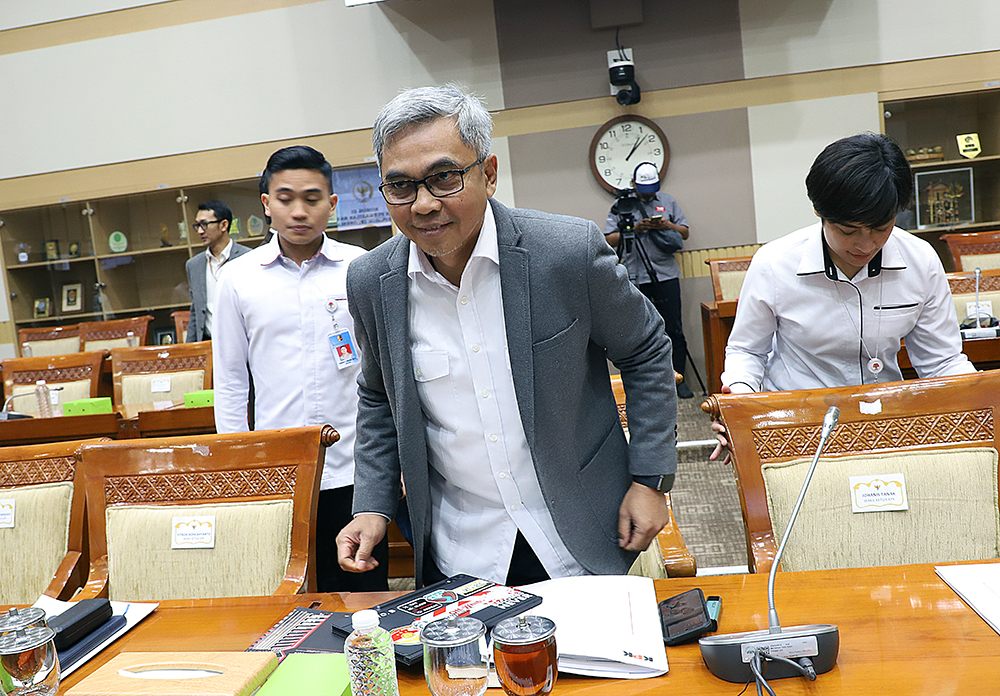 Rapat Kerja Komisi III dengan KPK bahas kinerja KPK. (BeritaNasional/Elvis Sendouw)