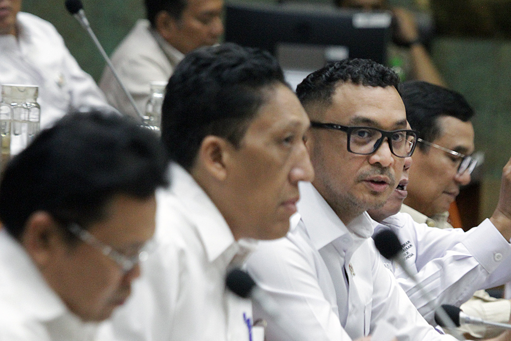 Rapat Kerja komisi X dengan Wakil Menteri Kebudayaan. (BeritaNasional/Elvis Sendouw)