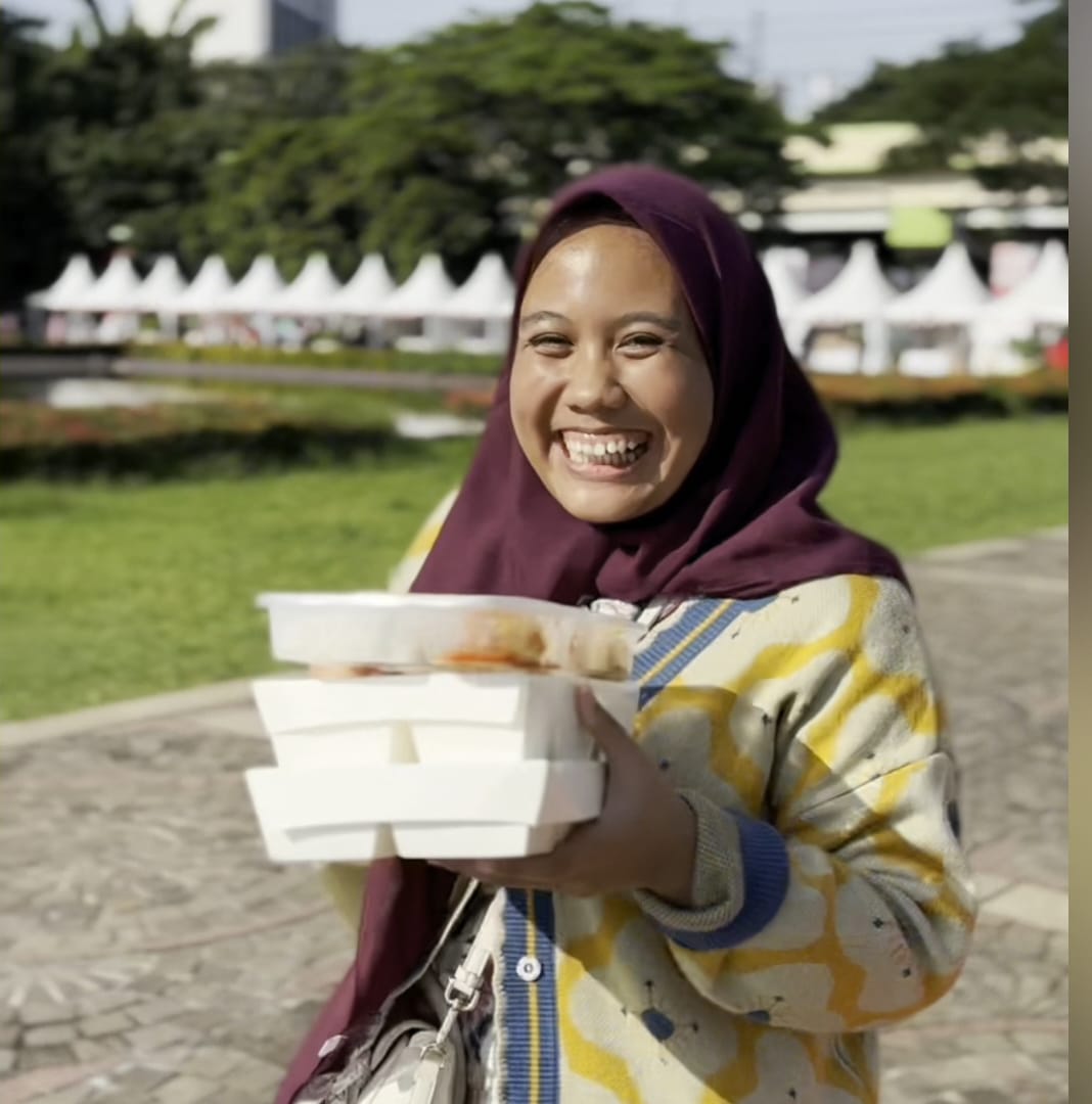 Perayaan 17 Agustus 2025 di Monas, UMKM sajikan makanan gratis untuk warga. (Foto/Ist)