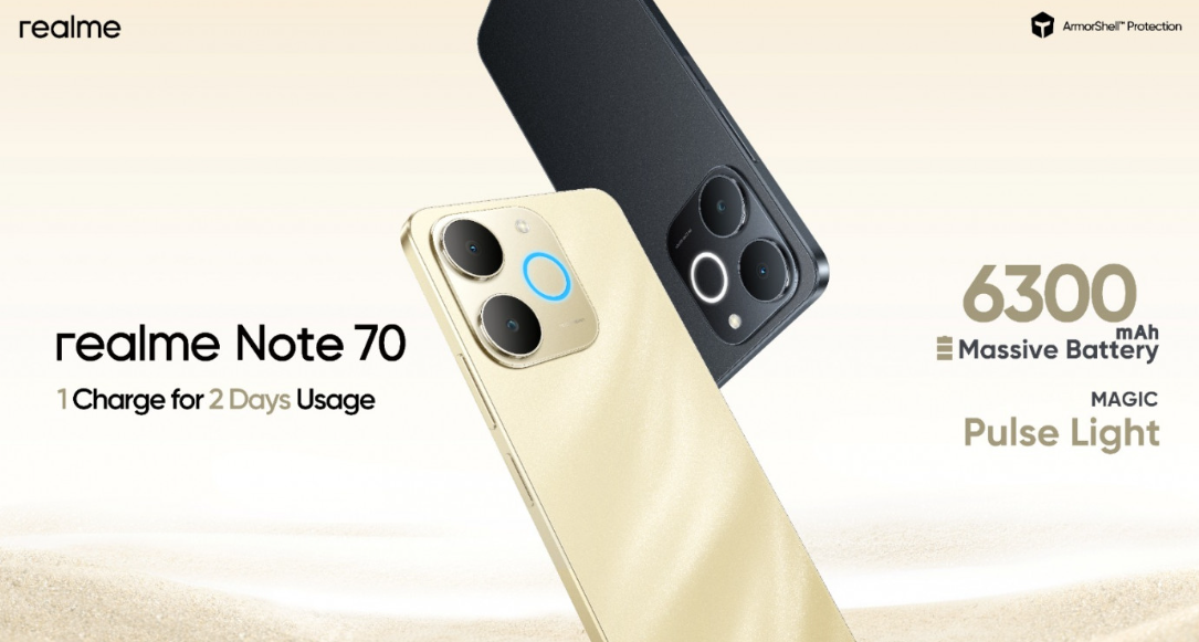 realme Note 70 resmi meluncur ke pasar. Foto Doc. realme