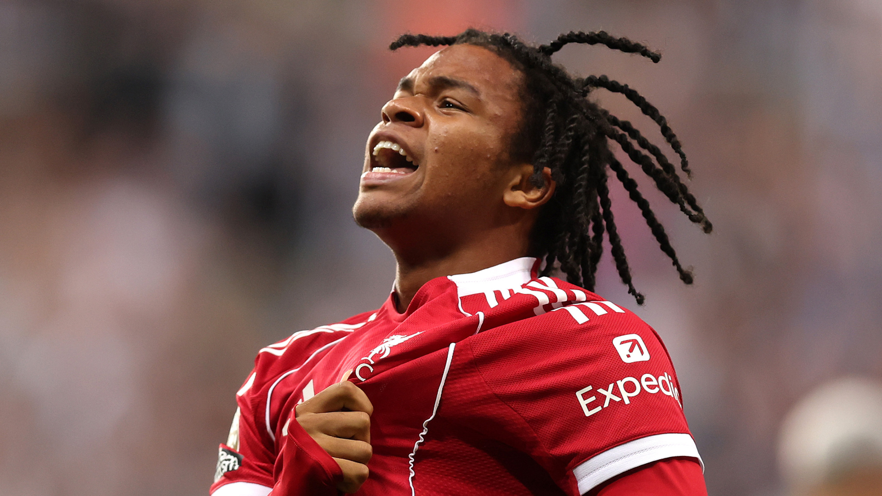 Rio Ngumoha Jadi Pencetak Gol Termuda dalam Sejarah Liverpool saat Kalahkan Newcastle. (Foto/Premier League)
