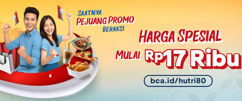 Promo BCA di HUT Ke-80 RI. (Foto/Dok BCA)